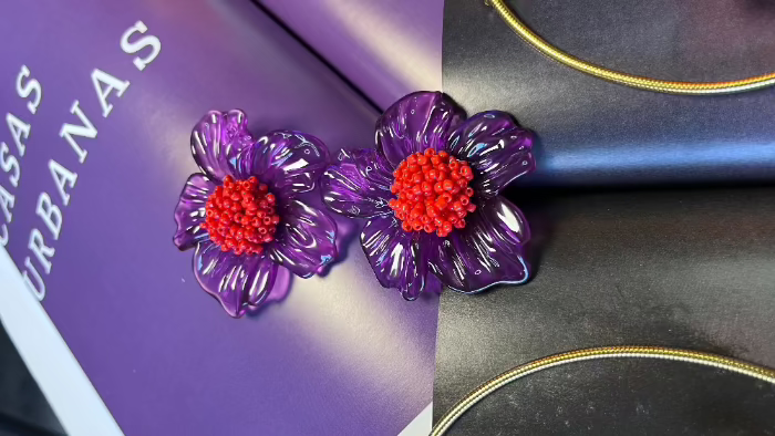 Aritos Violeta